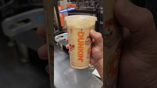 Dunkin Donuts Vanilla Swirl Iced Coffee -Donuts