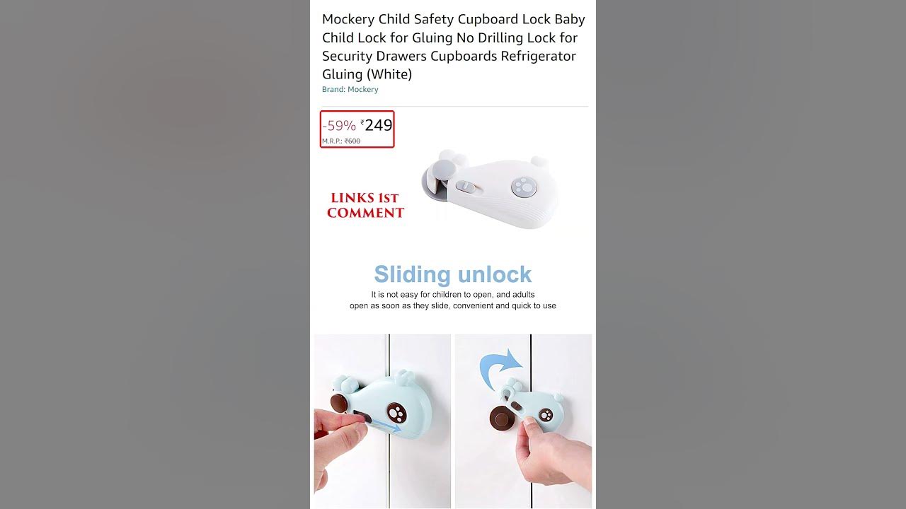 Refrigerator Locks Installation 💯DIY Different types of child safety
