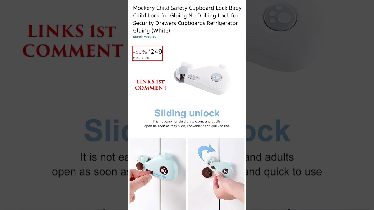 Glass Door Refrigerator Child Lock Hack