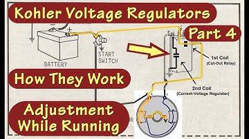 Kohler Delco Remy Voltage Regulators Part 4: How They Work & Adjustment While Running
