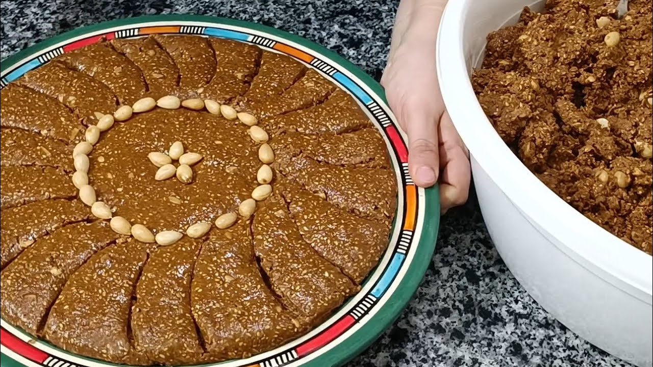 السفوف الفاسي لرمضان  (سلو)  بدون سكر وبكمية مضبوطة معلك ومقوم