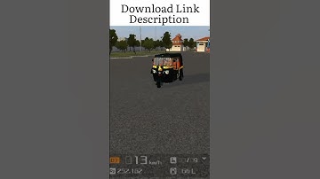 (bus simulator Indonesia) auto rickshaw mod download 🔥🔥