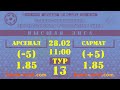 13 тур. Арсенал - Сармат. Зимний че