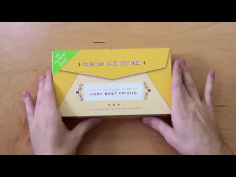 Letters to My Very Best Friend Read Me When Box Unboxing Letters to My Very Best Friend Read Me When Box Unboxing