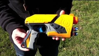 Kapitein Brie werkloosheid tolerantie Nerf Dart Tag Sharp Shot (Blue Trigger) - Range Test (Stock) - YouTube