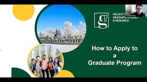 How to Apply to Graduate Programs