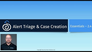 Security Onion Essentials 2024 Alert Triage and Case Creation