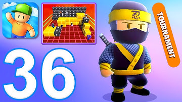 Stumble Guys - Gameplay Walkthrough Part 36 - New Map: Block Dash Legendary (iOS, Android)