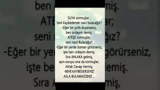 Ahlakını Kaybeden Bir Daha Bulamaz Üzelsözler