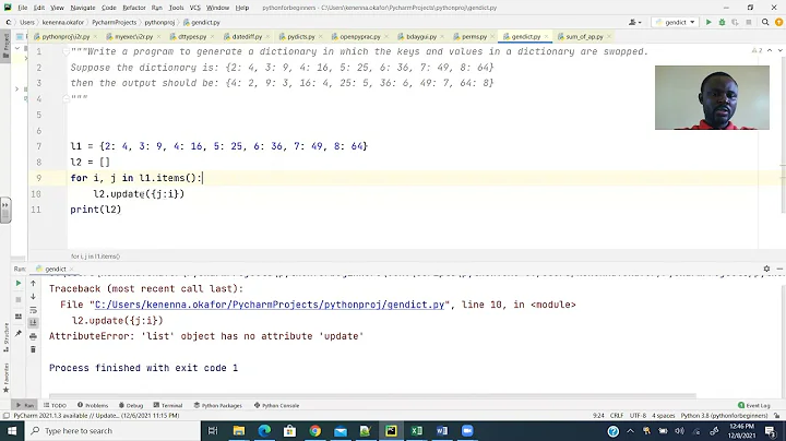 Swap Key and Value in Python Dictionary