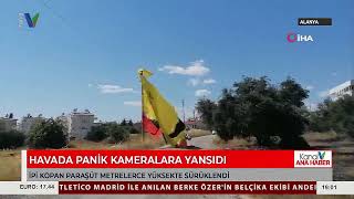 Havada Pani̇k Kameralara Yansidi