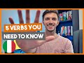 Italian verbs you need to know (ITA with SUBTITLES)