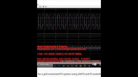 PQ Enhancement for a grid connected PV system using ANFIS and PI controller