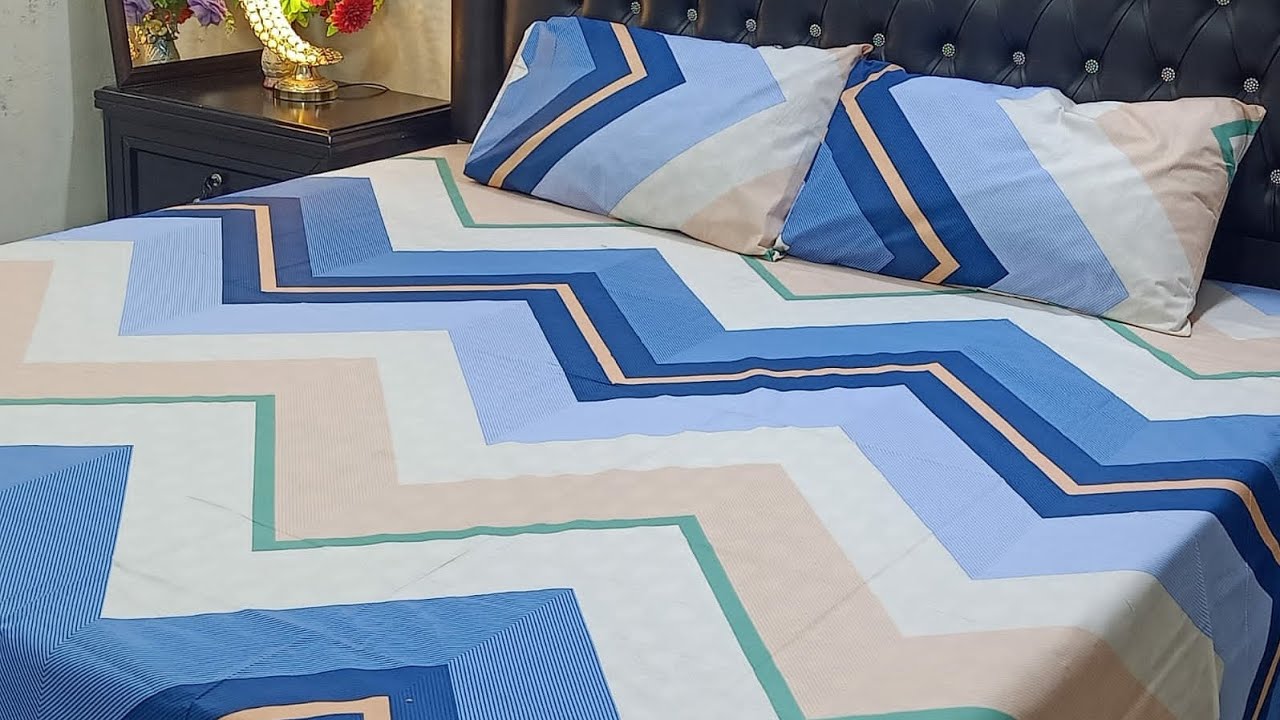 double bed sheet of pure cotton sale