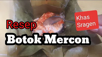 Resep Botok Mercon Khas Sragen || Kuliner jowo Resep Botok Mercon Khas Sragen || Kuliner jowo