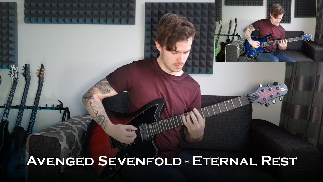 Avenged Sevenfold Eternal Rest Guitar Cover Solo Youtube