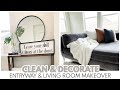 CLEAN AND DECORATE WITH ME 2021 | ENTRYWAY AND LIVING ROOM MAKEOVER | HOUSE TO HOME
