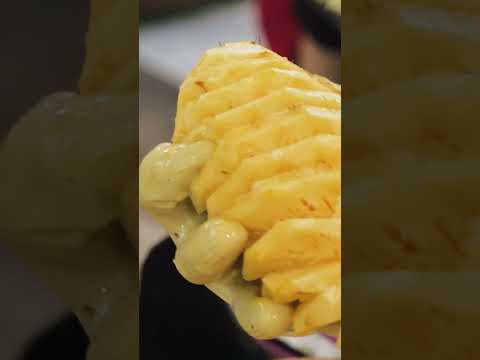 Pineapple <strong>Cutting</strong> Skills - Thai Street <strong>Food</strong>
