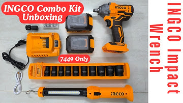 INGCO Combo Kit Unboxing & Review | INGCO Cordless Impact Wrench | Impact Wrench Machine | #tools