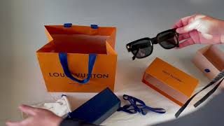 UNBOXING AND MODELING MY LOUIS VUITTON ESCAPE SQUARE SUNGLASSES