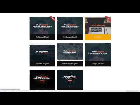 Springfield - Responsive Parallax WordPress Theme