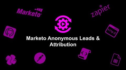Marketo Anonymous Leads & Attribution