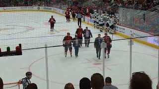 Scary Clayton Keller Injury Live Stretchered Off