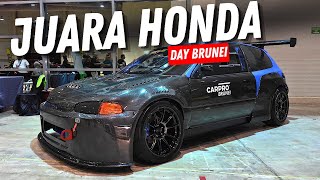 Download Lagu Civic EG Dolphin Carbon \u0026 Track Setup – Best of the Best Honda Day Brunei! MP3