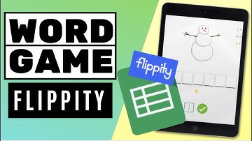 How to create a MYSTERY WORD GAME on FLIPPITY