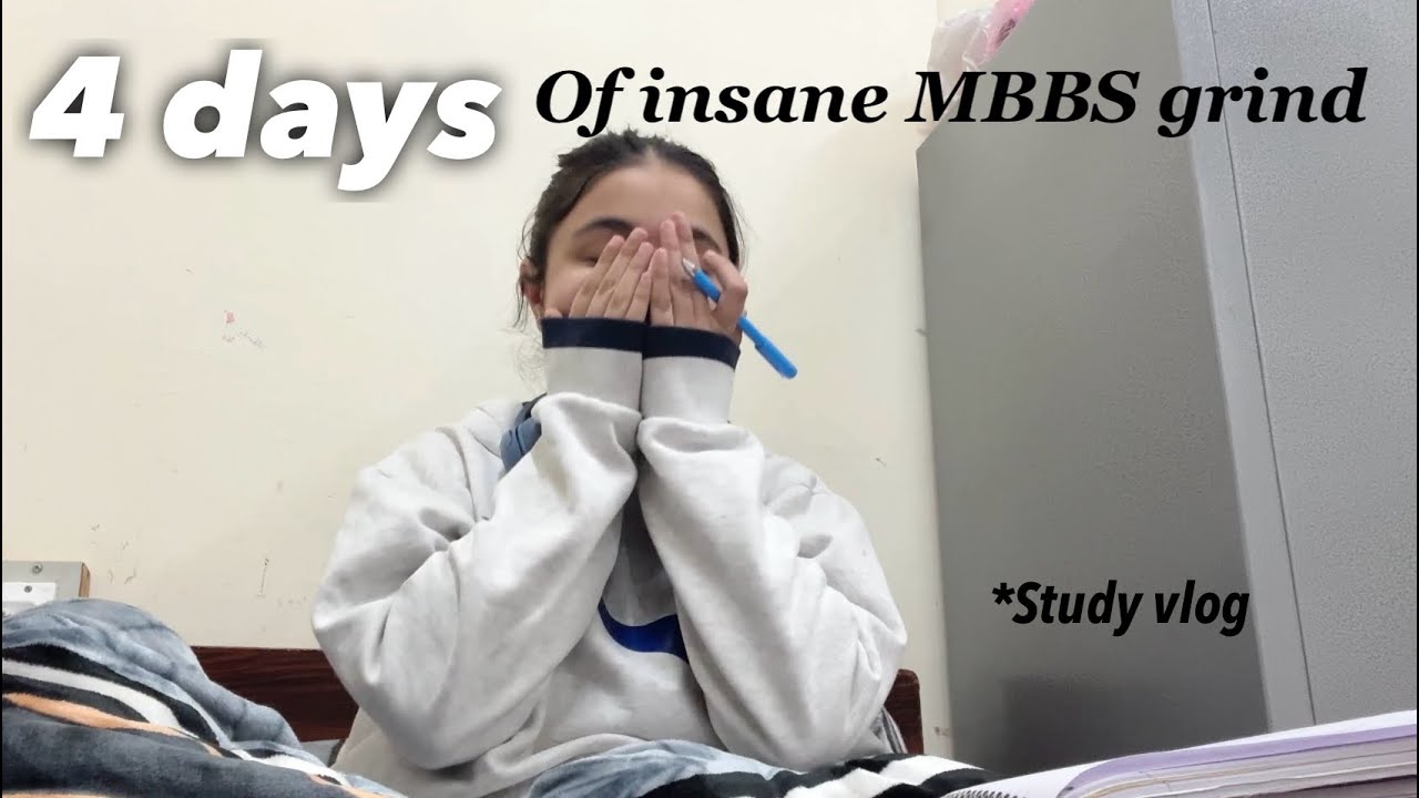4 Days Locked In 📚 MBBS Study Vlog | Real Med School Grind