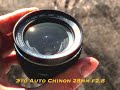 Auto Chinon 28mm f 2.8 Test with Fujifilm x-s10