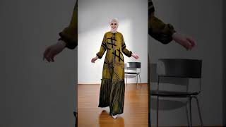 Gamis Rayon Kancing Jubah Gamis Baju Idul Adha 2025 Gamis Muslim Gamis Rayon