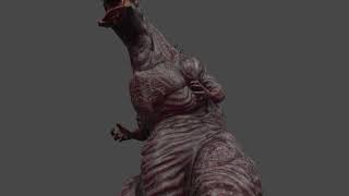 Shin Godzilla atomic beam test (blender)