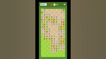 Google Play games Minesweeper gameplay | Medium level | My best score 😍