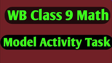 Class 9  Math  Model Activity Task 2022 #engmatacademy