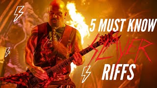 5 Must Know SLAYER Riffs