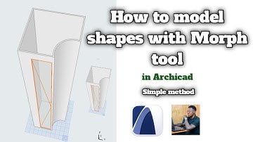 How to model shapes with Morph tool in Archicad