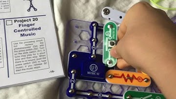 Snap Circuits Jr Select Light Controlled Music Finger