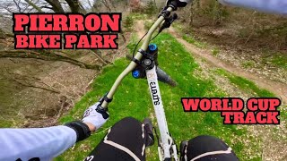 FULL POV || World Cup track PIERRON BIKE PARK