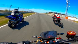 Trackday vlog - KTM Duke 890 R / Triumph Street Triple 765RS POV @CircuitZandvoortOfficial [4K]