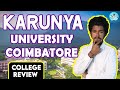 Karunya university coimbatore placement salary admission  fees  review