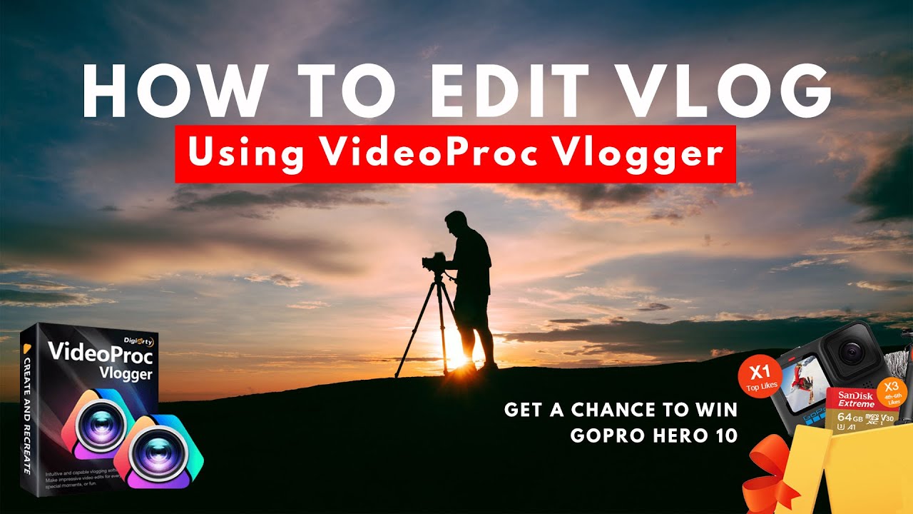 how to edit video using videoproc