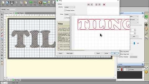 VinylCut 5 Software Cutting and Tiling Designs Larger Than Your Cutter, Step by Step Video