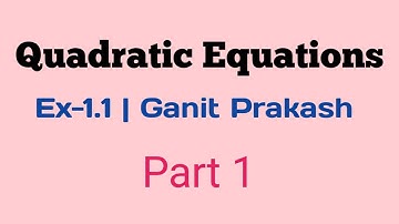 Ex-1.1 Ganit Prakash Class 10 | Part 1 | WB Maths in English / Hindi