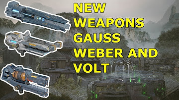 New Weapons: volt,Weber,gauss || War robots test server || Dark