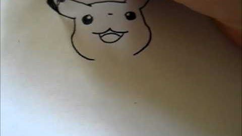 How To Draw - Pikachu (Pokemon) - For Beginners