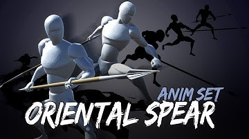 [Unity] Oriental Spear AnimSet