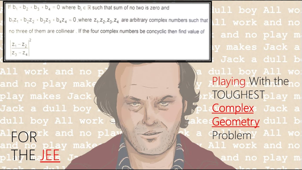 Playing with the Toughest COMPLEX NUMBER GEOMETRY Question you will ...