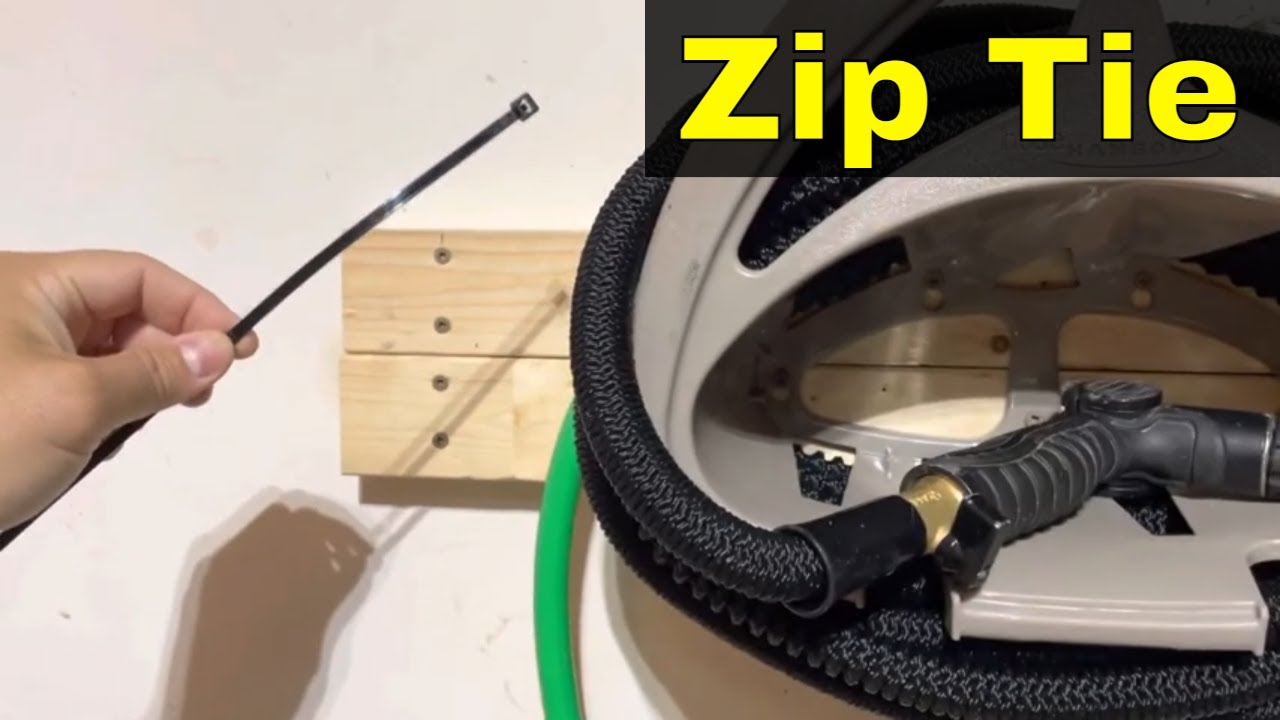 How To Attach A Zip Tie To A Wall Easy Tutorial YouTube