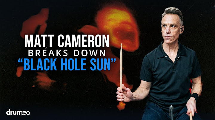 Black Hole Sun Drums version - Drums performance video thumbnail
